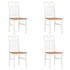 Maison Madeleine -  5 Piece Dining Set Solid Oak Wood